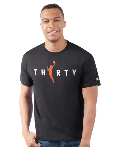 Starter Men's Black Wnba 30th Anniversary Prime Time T-shirt