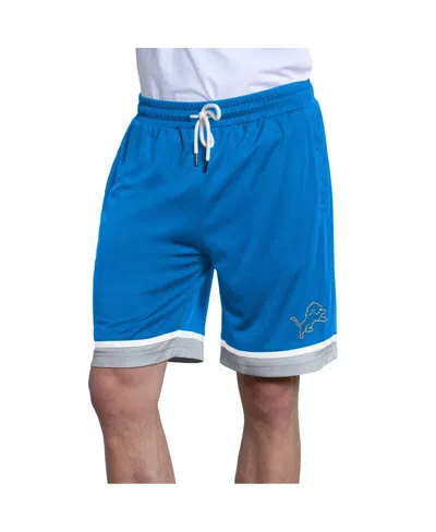 Starter Men's Blue Detroit Lions Power Play Mesh Shorts