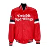 Starter Men's Bomber Jacket Nhl Home Game Satin Jacket Detred In Original Team Colors