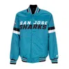 Starter Men's Bomber Jacket Nhl Home Game Satin Jacket Sajsha Original Team Colors In Original Team Colors