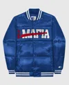 Starter Men's Buffalo Bills Mafia Bronx Bubble Jacket In Blue In Blue