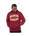 Starter Men's Burgundy Washington Commanders Thursday Night Gridiron Pullover Hoodie In Red