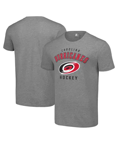 Starter Men's Carolina Hurricanes Logo T-shirt In Gray