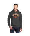 Starter Men's Charcoal Washington Commanders Arch Over Logo Pullover Hoodie In Gray