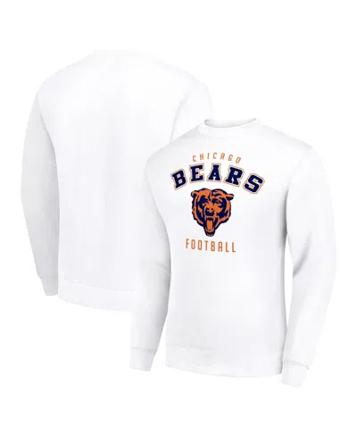 Starter Men's Chicago Bears Graphic Crewneck Sweatshirt In White