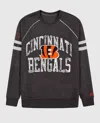 Starter Men's Cincinnati Bengals Crew Neck Sweatshirt In Grey In Grey