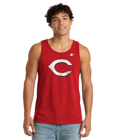 Starter Men's Cincinnati Reds Sleeveless Cotton Tank Top