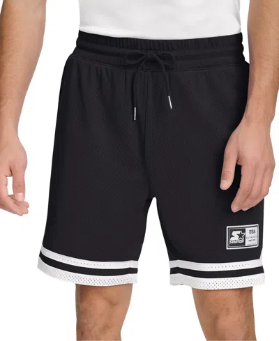 Starter Men's Classic-fit 8" Mesh Basketball Shorts In Black