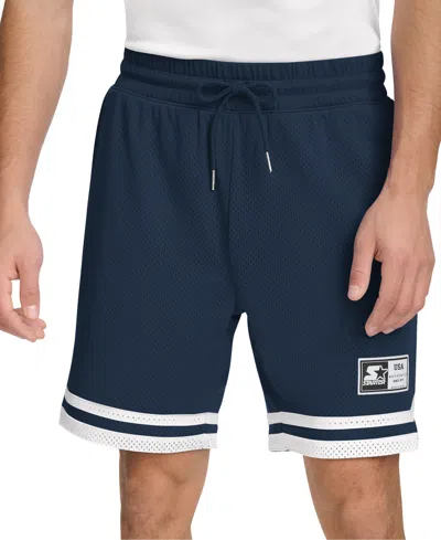 Starter Men's Classic-fit 8" Mesh Basketball Shorts In Navy