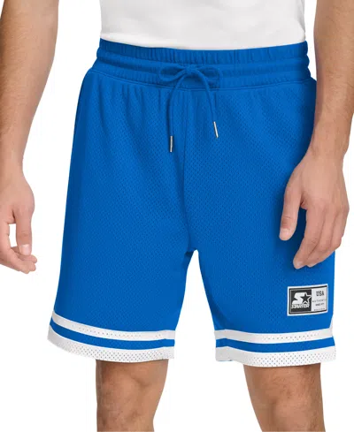 Starter Men's Classic-fit 8" Mesh Basketball Shorts In Royal