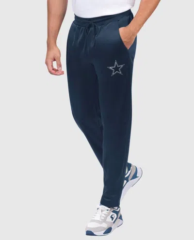 Starter Men's Dallas Cowboys Backfield Tricot Jogger In Navy In Blue