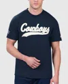 Starter Men's Dallas Cowboys Catch Short Sleeve Tee Shirt In Royal Blue In Blue