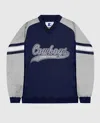 Starter Men's Dallas Cowboys Nylon Pullover  Windbreaker Jacket In Navy In Blue