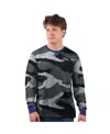 Starter Men's Gray Baltimore Ravens Thursday Night Gridiron Long Sleeve T-shirt In Multi