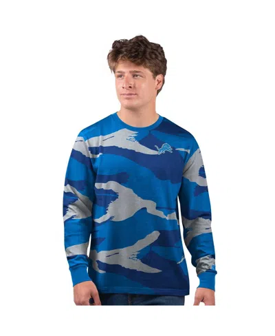 Starter Men's Gray Detroit Lions Thursday Night Gridiron Long Sleeve T-shirt