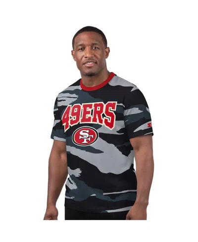 Starter Men's Gray San Francisco 49ers Thursday Night Gridiron T-shirt In Multi