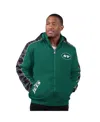 Starter Men's Green New York Jets Thursday Night Gridiron Full-zip Jacket In Green