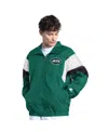Starter Green New York Jets Yard Line Full-zip Jacket In Green