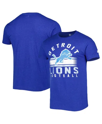 Starter Men's Heathered Blue Detroit Lions Prime Time T-shirt