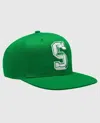 Starter Men's Horizon Flat Brim Snapback In Green In Green