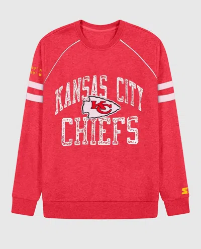 Starter Men's Kansas City Chiefs Crew Neck Sweatshirt In Red