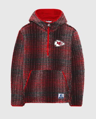 Starter Men's Kansas City Chiefs Gus Sherpa Hooded Jacket In Red