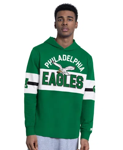 Starter Men's Kelly Green Philadelphia Eagles Fullback Jersey Hoodie