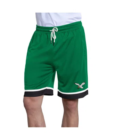 Starter Men's Kelly Green Philadelphia Eagles Throwback Power Play Mesh Shorts