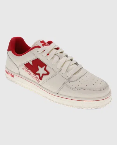 Starter Men's Lfs 1 Sneaker In Off White/red