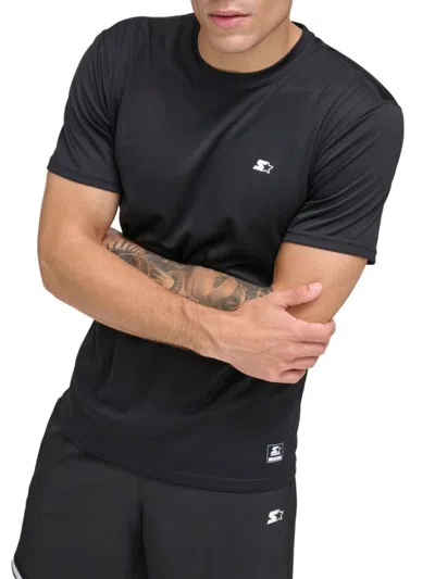 Starter Men's Logo Short Sleeve T-shirt In Black