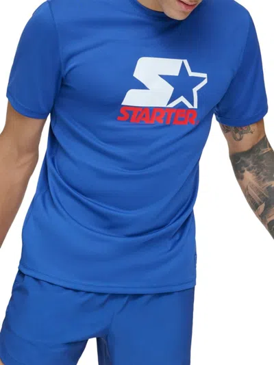 Starter Men's Logo Short Sleeve T-shirt In Royal