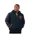 Starter Men's Navy Chicago Bears Thursday Night Gridiron Full-zip Jacket In Navy
