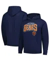 Starter Men's Navy Chicago Bears Vintage Pullover Hoodie In Navy
