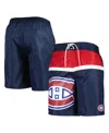 Starter Men's Navy Montreal Canadiens Sea Wind Swim Trunks In Navy