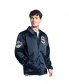 Starter Men's Navy San Diego Padres Cooperstown Collection Point Man Full-snap Coaches Jacket In Blue