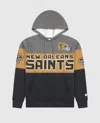 Starter Men's New Orleans Saints Pullover Hoodie In Gold And Black In Multi