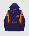 Starter Purple Phoenix Suns Home Team Hoodie Half-zip Jacket In Purple