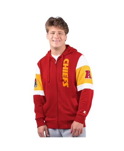 Starter Men's Red Kansas City Chiefs Extreme Full-zip Hoodie