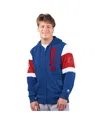 Starter Royal Buffalo Bills Extreme Vintage Logo Full-zip Hoodie In Blue