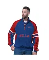 Starter Men's Royal Buffalo Bills Prospect Half-zip Pullover Sweatshirt In Blue