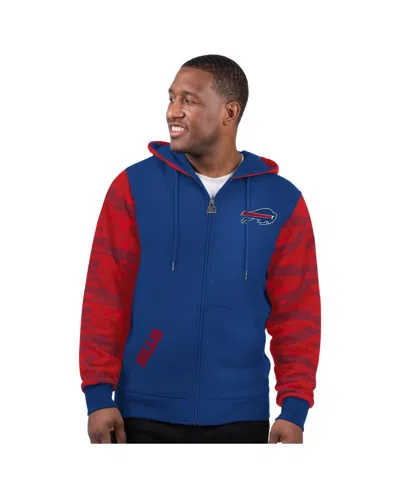 Starter Men's Royal Buffalo Bills Thursday Night Gridiron Full-zip Hoodie In Blue
