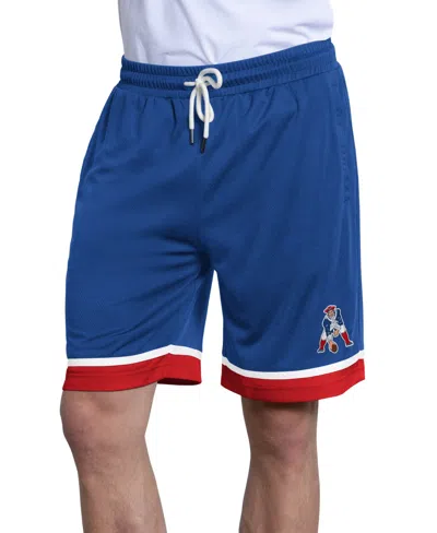 Starter Men's Royal New England Patriots Throwback Power Play Mesh Shorts In Multi