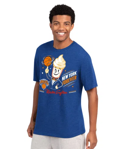 Starter Men's Royal New York Knicks Mister Softee Prime Time T-shirt In Blue