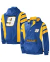 Starter Men's Royal/yellow Chase Elliott Impact Half-snap Pullover Jacket In Multi