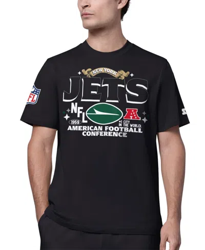 Starter Men's  Black New York Jets Afc T-shirt