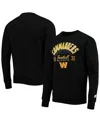 Starter Men's  Black Washington Commanders Pullover Sweatshirt In Black
