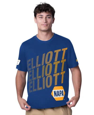Starter Men's  Blue Chase Elliott Napa All Star Extreme T-shirt