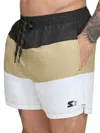 STARTER MEN'S STARTER COLORBLOCKED VOLLEYBALL SHORTS