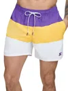 Starter Men's  Colorblocked Volleyball Shorts In Purple