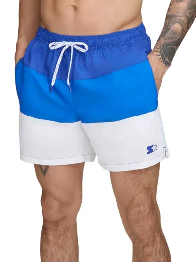Starter Men's  Colorblocked Volleyball Shorts In Royal